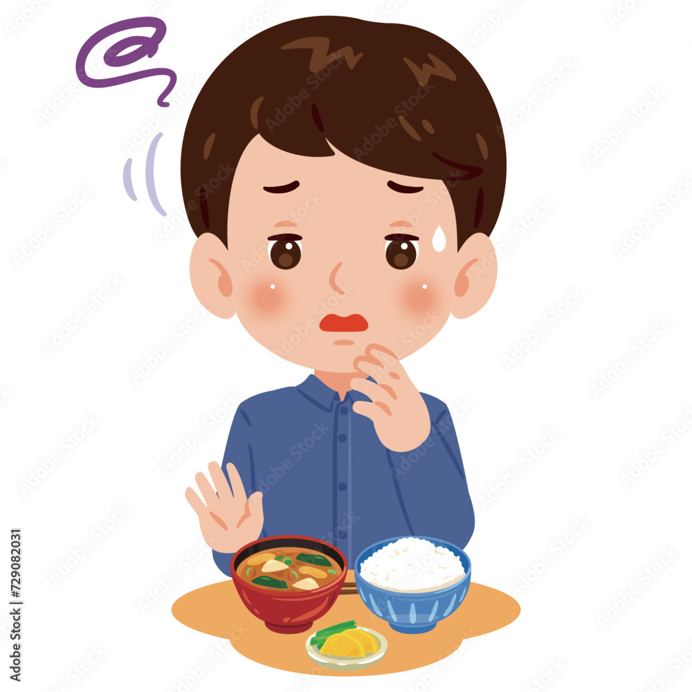 食欲がない男性 食欲がない男性