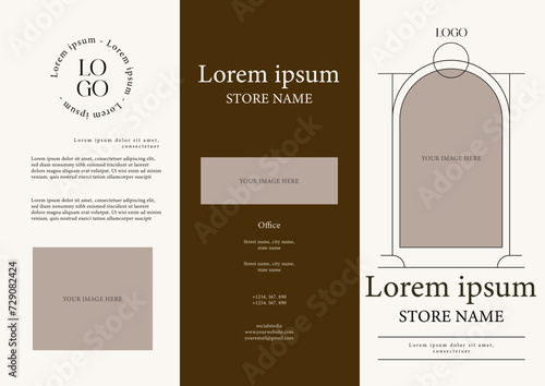 Shop Store Trifold Brochure