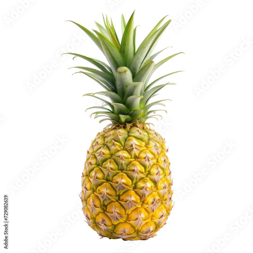 pineapple isolates on transparency background PNG