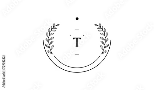 Luxury Circular Floral Alphabetical Logo