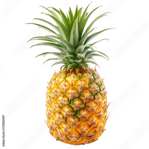pineapple isolates on transparency background PNG