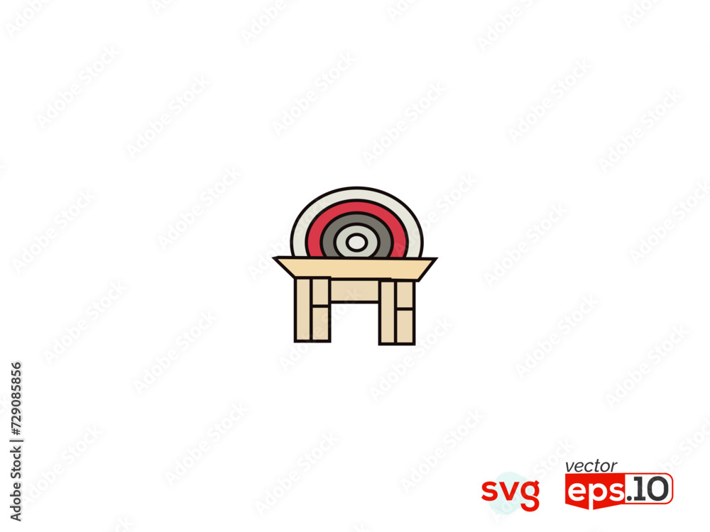Obraz premium Immersive Pleasures Home & Arts Icons. Cultural Canvas: Entertainment Vector Art