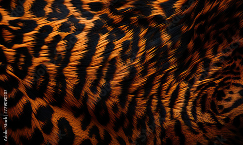 Abstract background  tiger fur pattern texture.