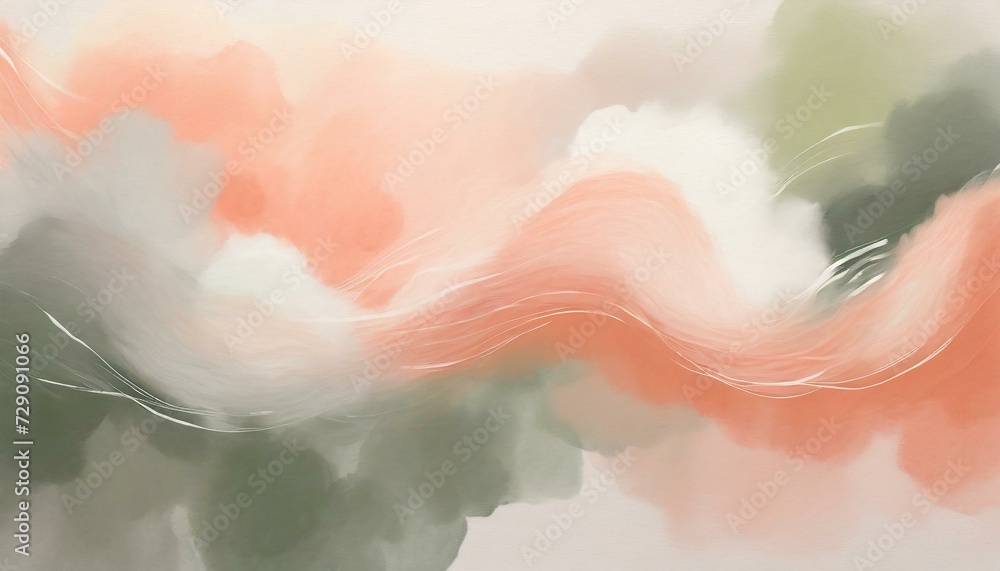 Fototapeta premium 幻想的な淡い色の雲のような背景