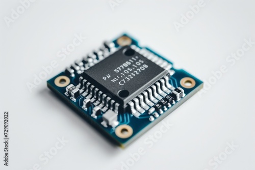 Neurochip on a white background