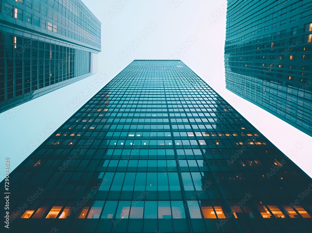 custom made wallpaper toronto digitaloffice building. skyscrapers