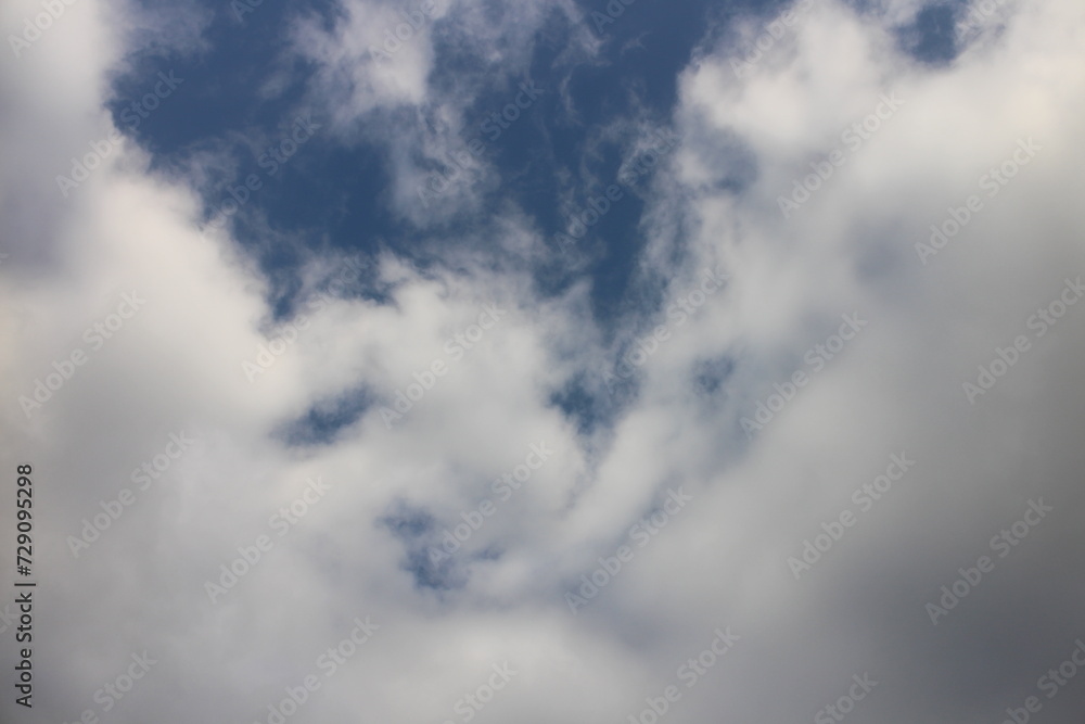 秋の風景 青空と雲 秋の風景 青空と雲