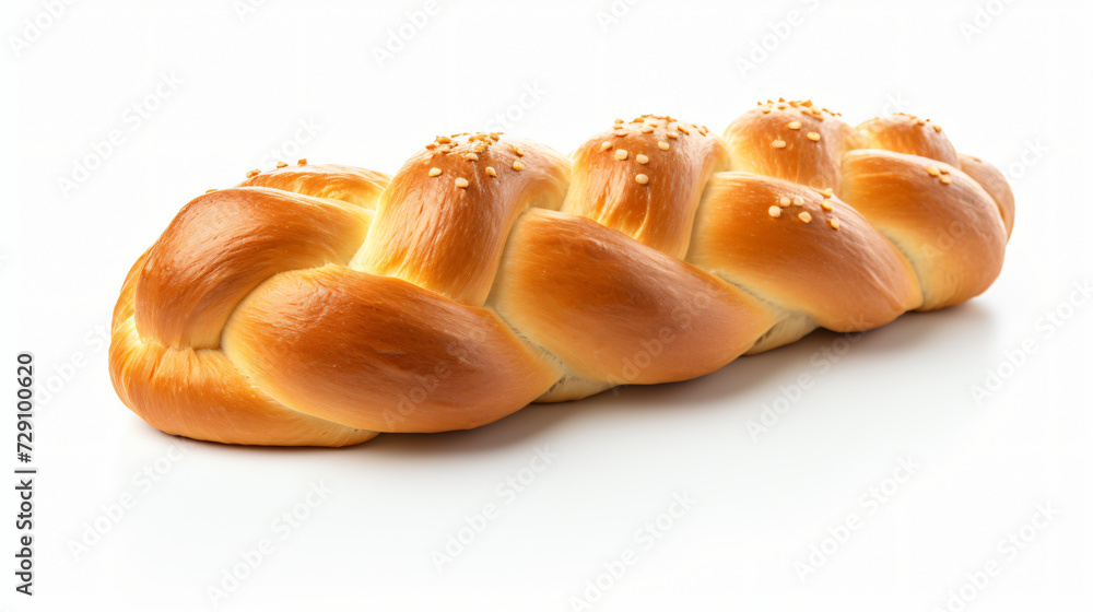 An isolated Challah bread