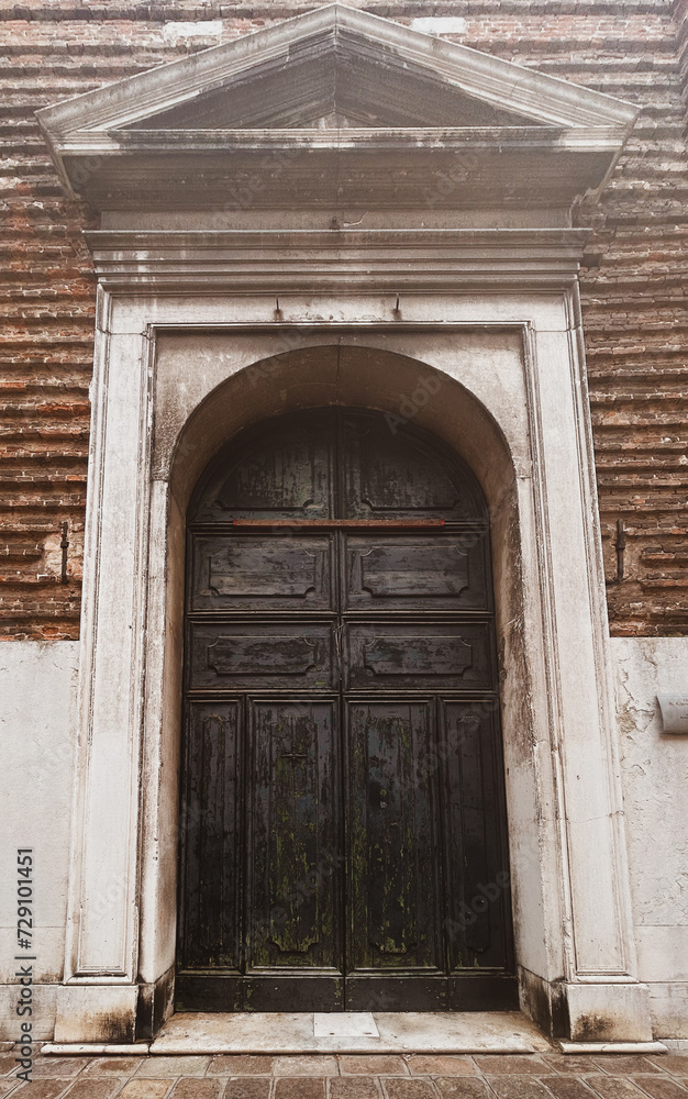 Venetian Time Capsule: The Weathered Wooden Door