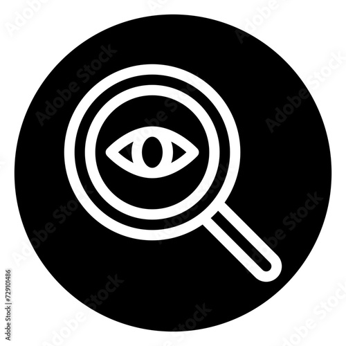 spyware glyph icon