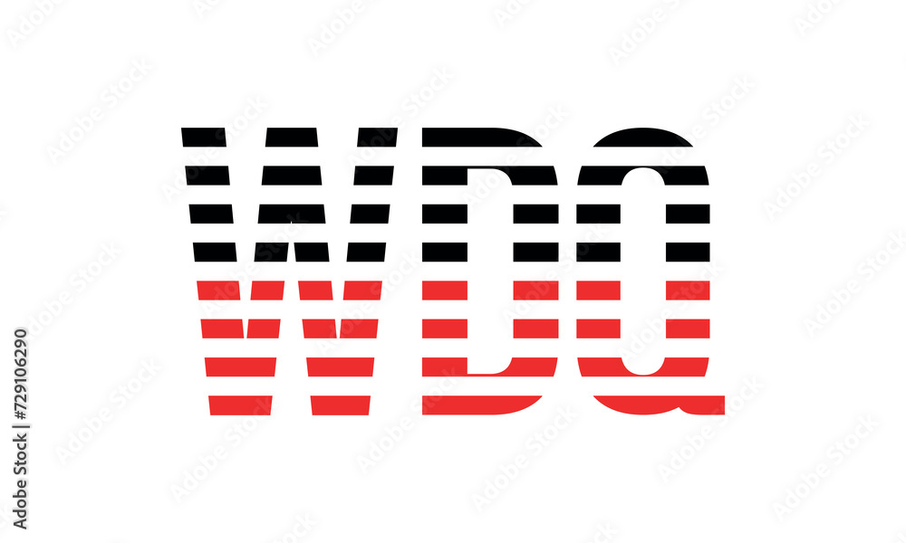 WDQ three initial letter iconic line negative space minimal logo design vector template. monogram, abstract, wordmark, business, typography, minimalist, brand, company, flat, modern, unique, simple WDQ three initial letter iconic line negative space minimal logo design vector template. monogram, abstract, wordmark, business, typography, minimalist, brand, company, flat, modern, unique, simple