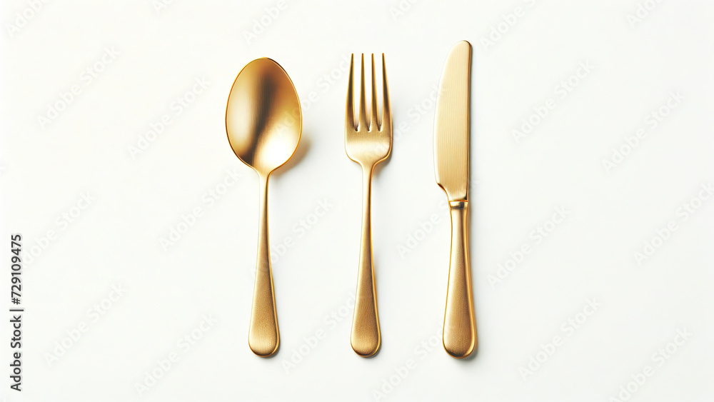 Matte Finish Gold Cutlery Refined Kitchenware Matte Finish Gold Cutlery Refined Kitchenware