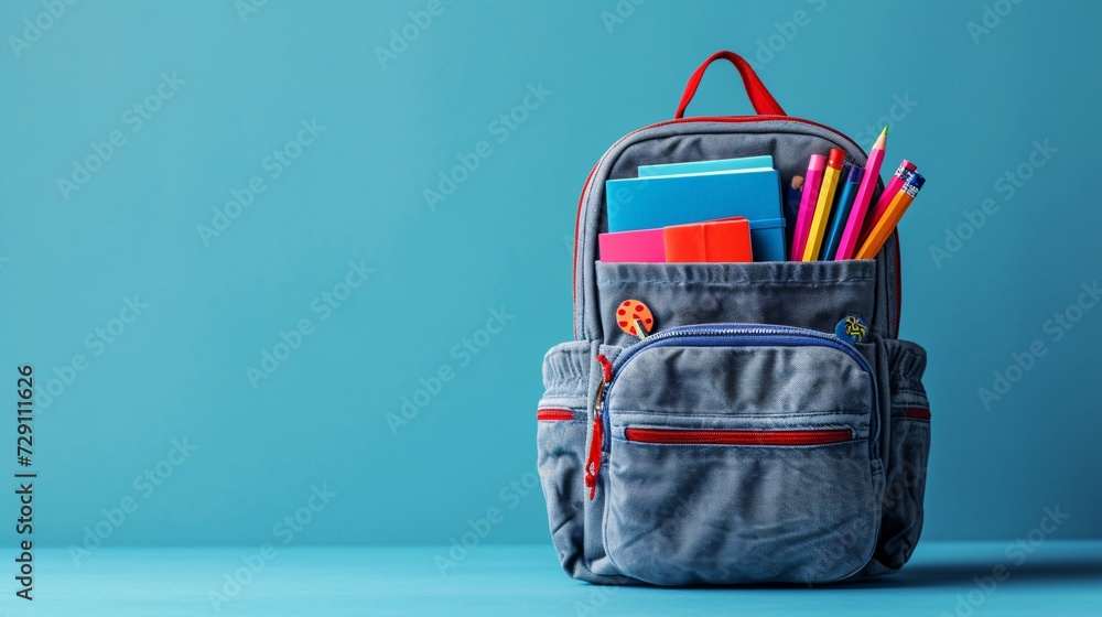 Back to School A Colorful and Creative Backpack Generative AI Back to School A Colorful and Creative Backpack Generative AI