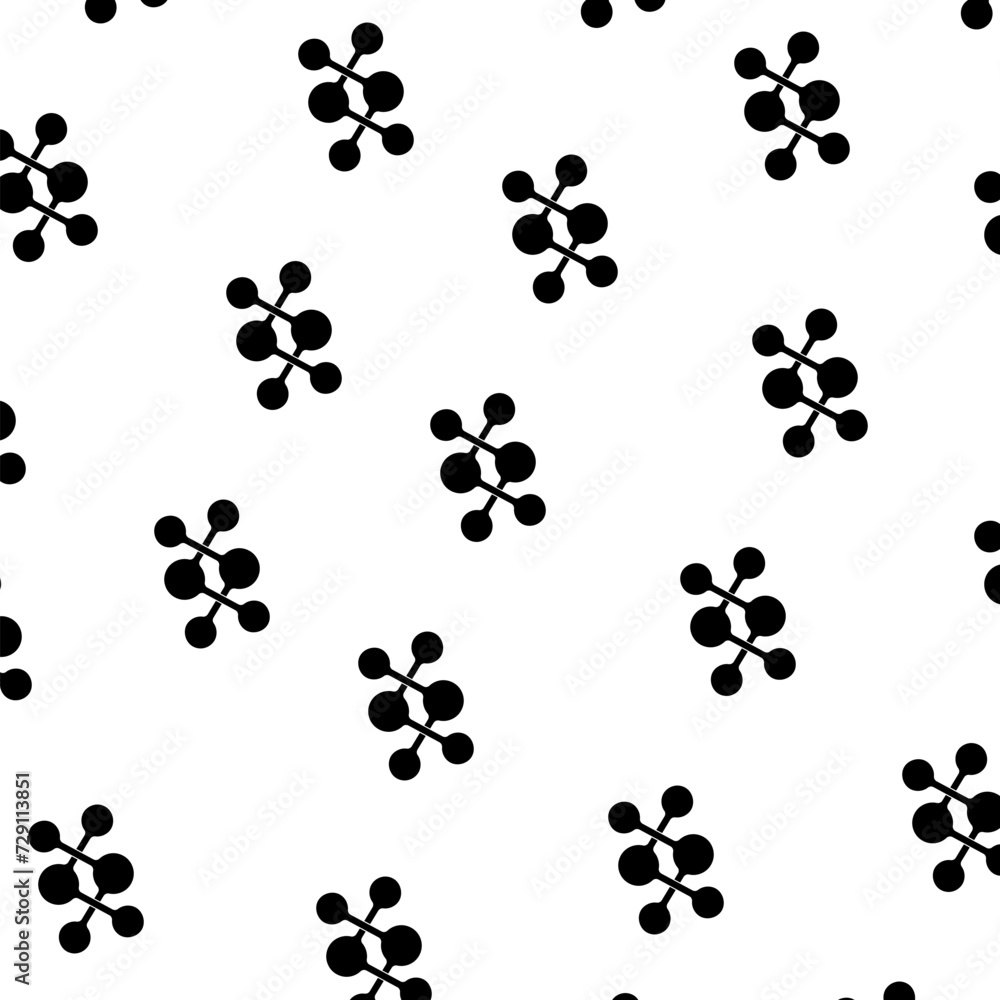 Connect link seamless pattern isolated on white Connect link seamless pattern isolated on white