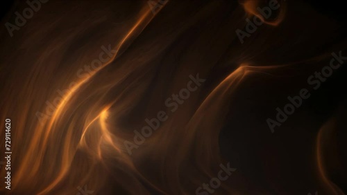 Wispy smoke is in motion inside. perfect for logos and overlay effects. gas, smoke, and fluid isolated on a black background. Plasma, mist, chemical effect. Abstract shapes. - AI-Generated photo