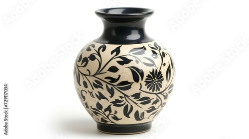 Vintage Signed Stoneware Studio Art Pottery Brown Weed Pot Vase Boho MCM Decor
