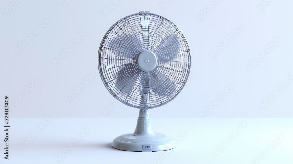 electric fan isolated on a white background
