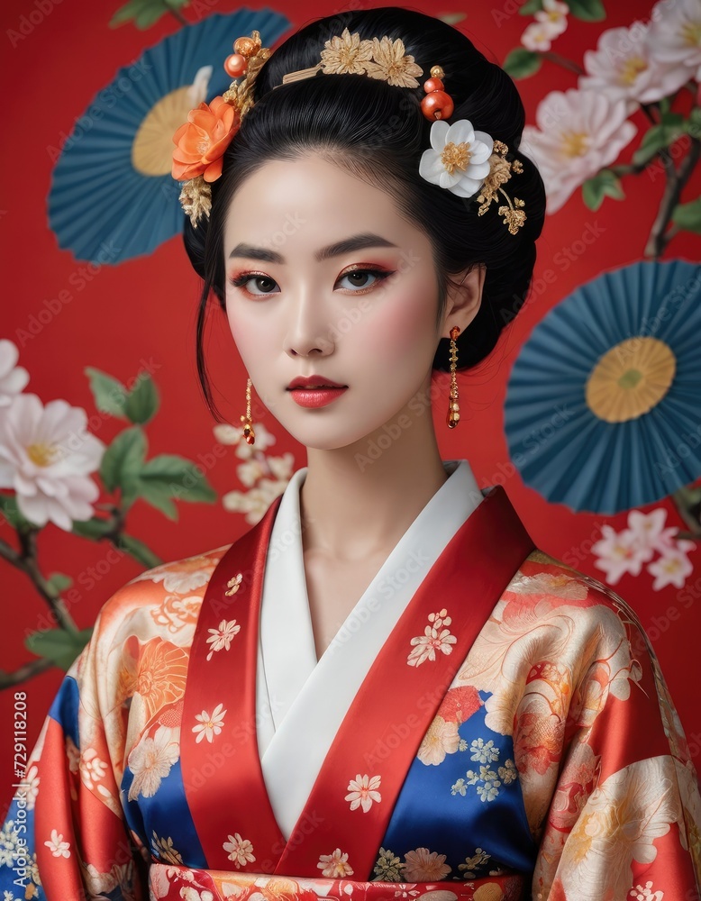 Nihon Vogue: Couture Fashion Portrait with a Japanese Flair Nihon Vogue: Couture Fashion Portrait with a Japanese Flair