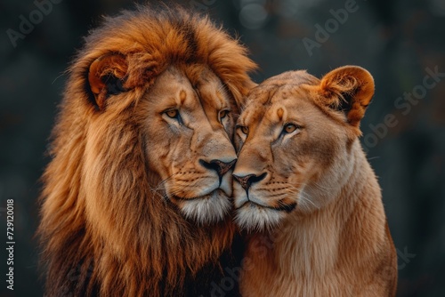 Lion Love A Celebration of Black History Month Generative AI