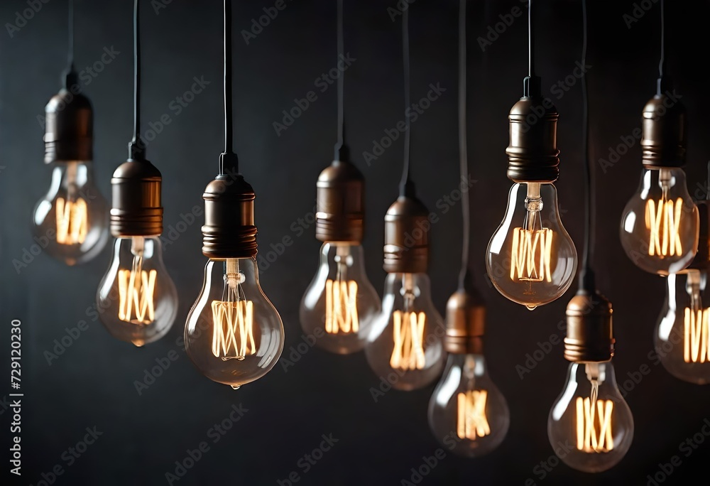 Obraz premium light bulb on wall