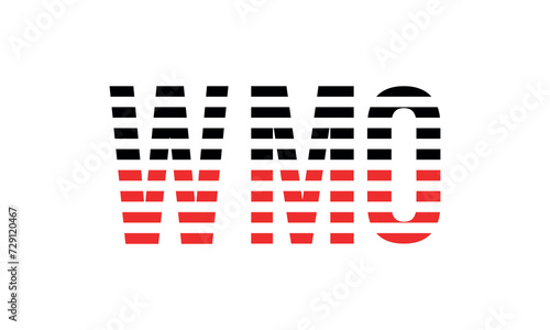 WMO three initial letter iconic line negative space minimal logo design vector template. monogram, abstract, wordmark, business, typography, minimalist, brand, company, flat, modern, unique, simple