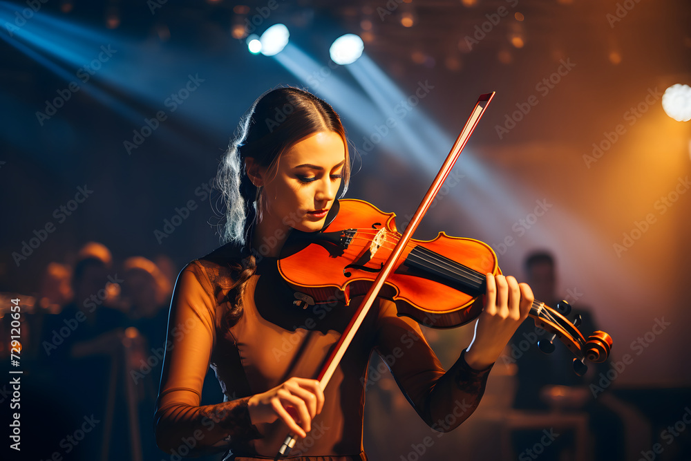 Fototapeta premium Harmonic Ensemble: Musical Harmony | Generative AI