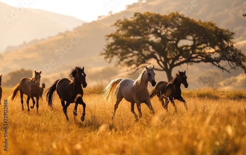 Free Spirited Gallop in Open Fields © Umar