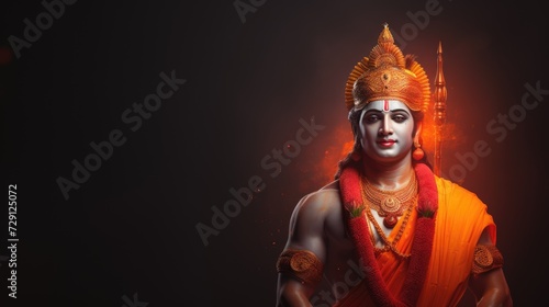 divine celebration: honoring Ram Navami, a sacred Hindu festival commemorating the birth of Lord Rama, with devout worship, spiritual rituals, and vibrant cultural festivities steeped in tradition