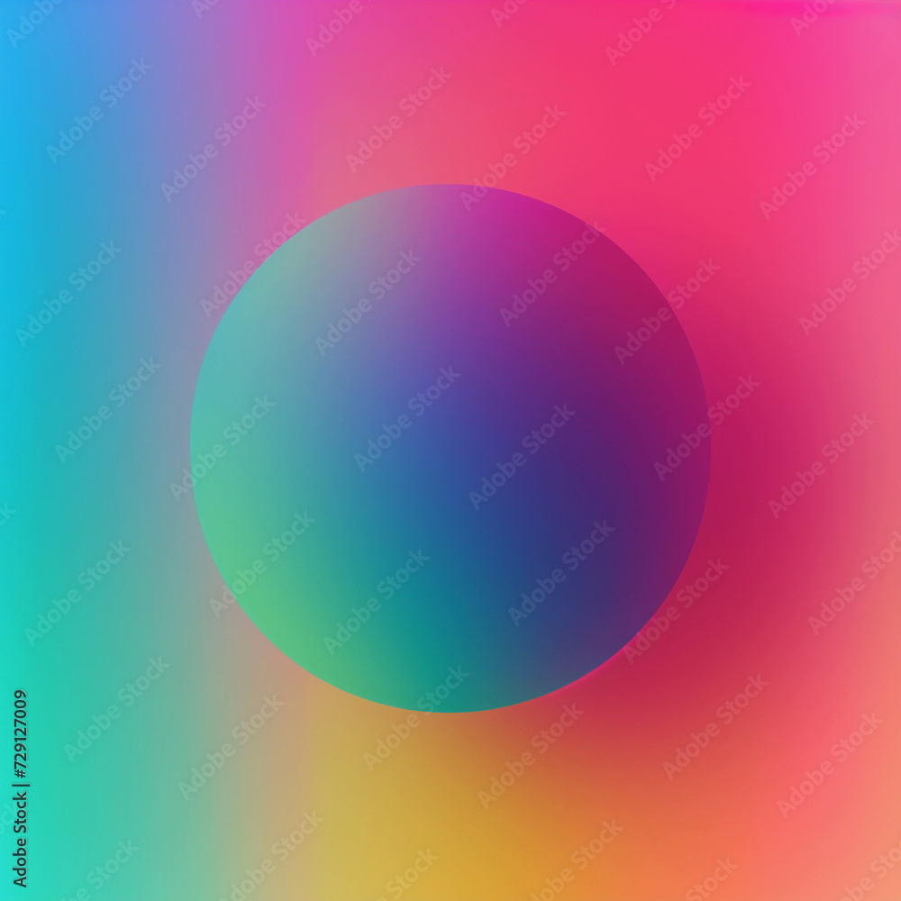 Rare Collection· Rainbow Gradient Background ·. Color Theory · Spherical Iridescent Background · Hippy Vibe · Minimalist Modern Illustration