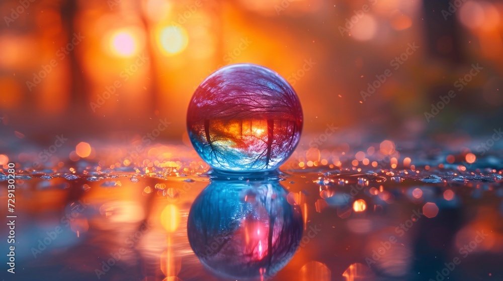 Rainbow Glow A Spectacular Snap of a Colorful Bubble in the Sunlight Generative AI Rainbow Glow A Spectacular Snap of a Colorful Bubble in the Sunlight Generative AI