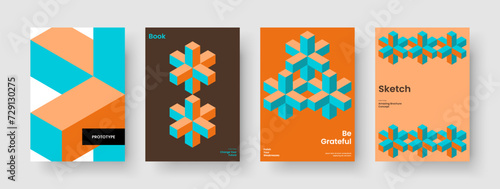 Modern Business Presentation Template. Isolated Flyer Layout. Geometric Book Cover Design. Background. Banner. Brochure. Poster. Report. Advertising. Journal. Leaflet. Brand Identity. Catalog