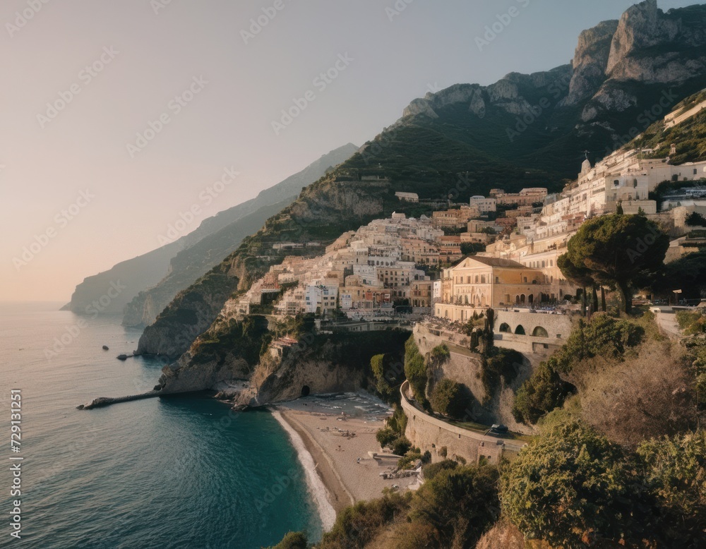 Amalfi Coast Drive, travelog photo, candid shot