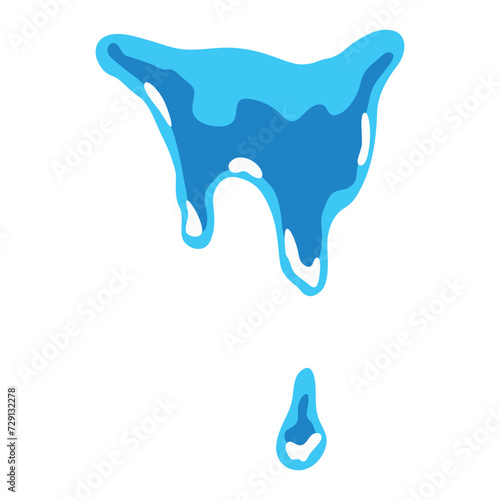 A sprite sheet, a water trap, a splash for a game or a cartoon