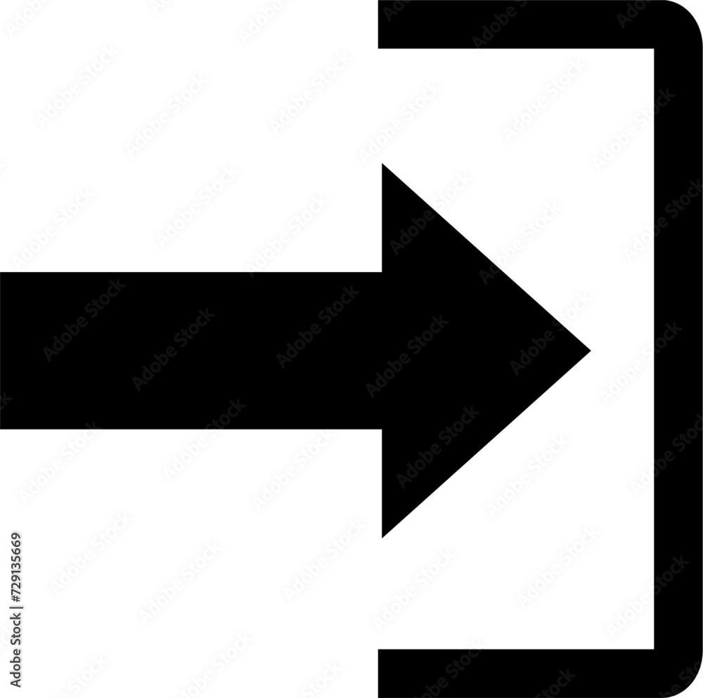 Sign in line icon. Replaceable vector design. Sign in line icon. Replaceable vector design.