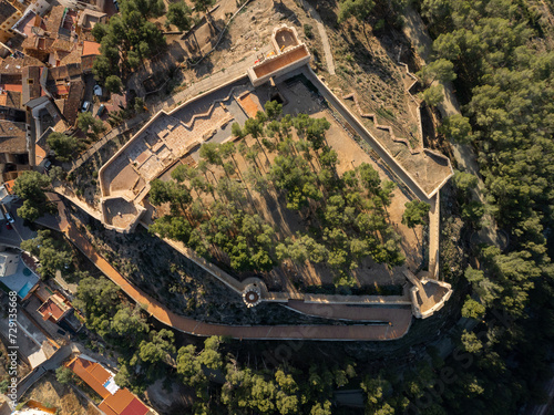 Castillo y muralla de Segorbe en Castellon photo