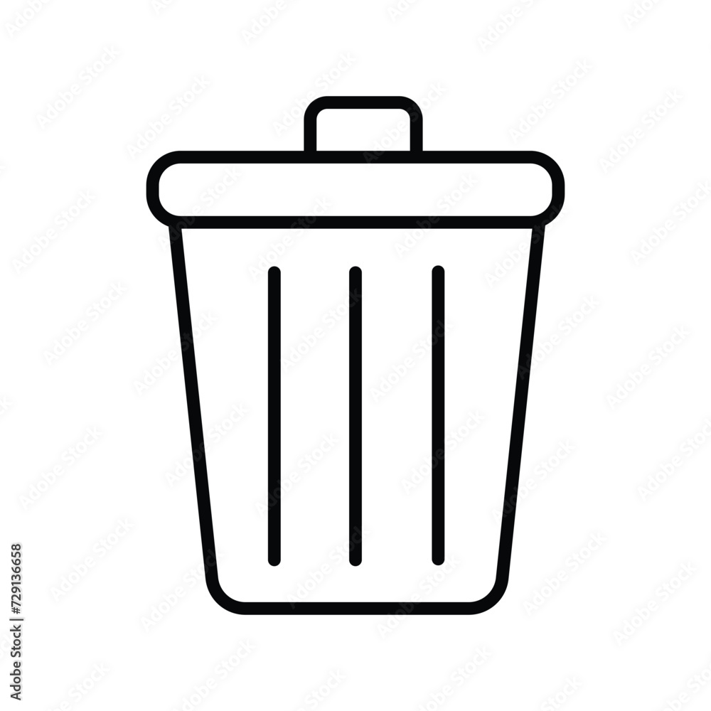 bin location icon with white background vector stock illustration bin location icon with white background vector stock illustration