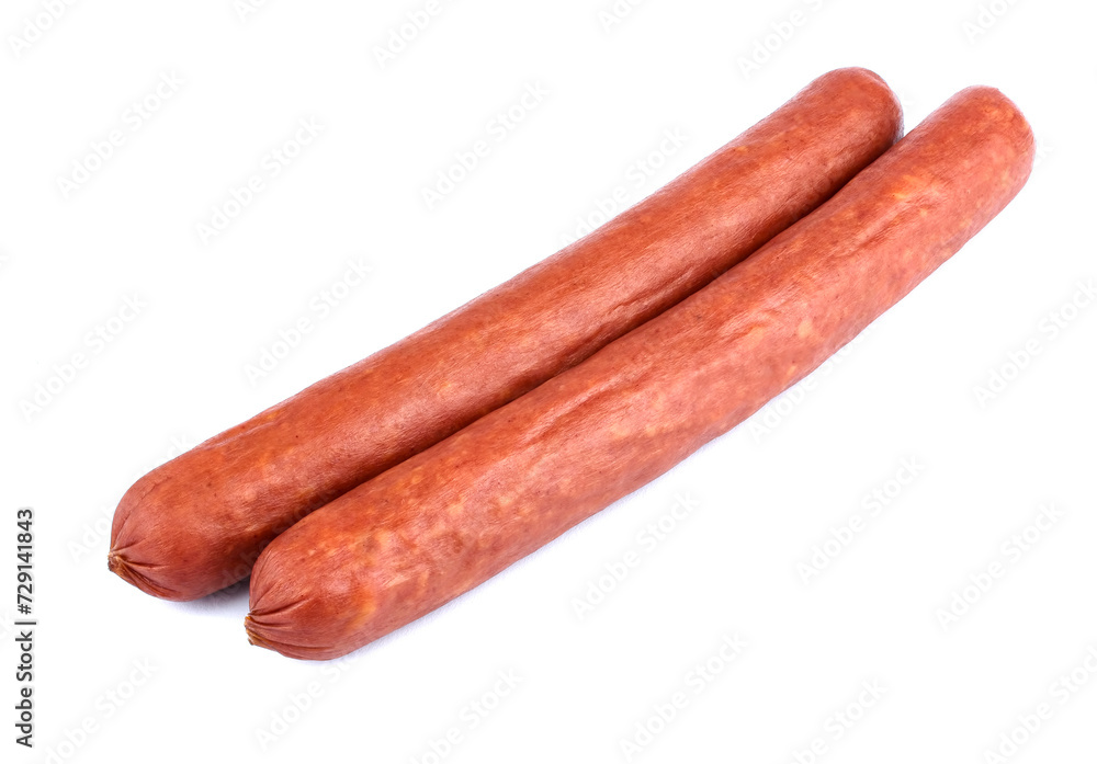 Sausage isolated on the white background. Sausage isolated on the white background.