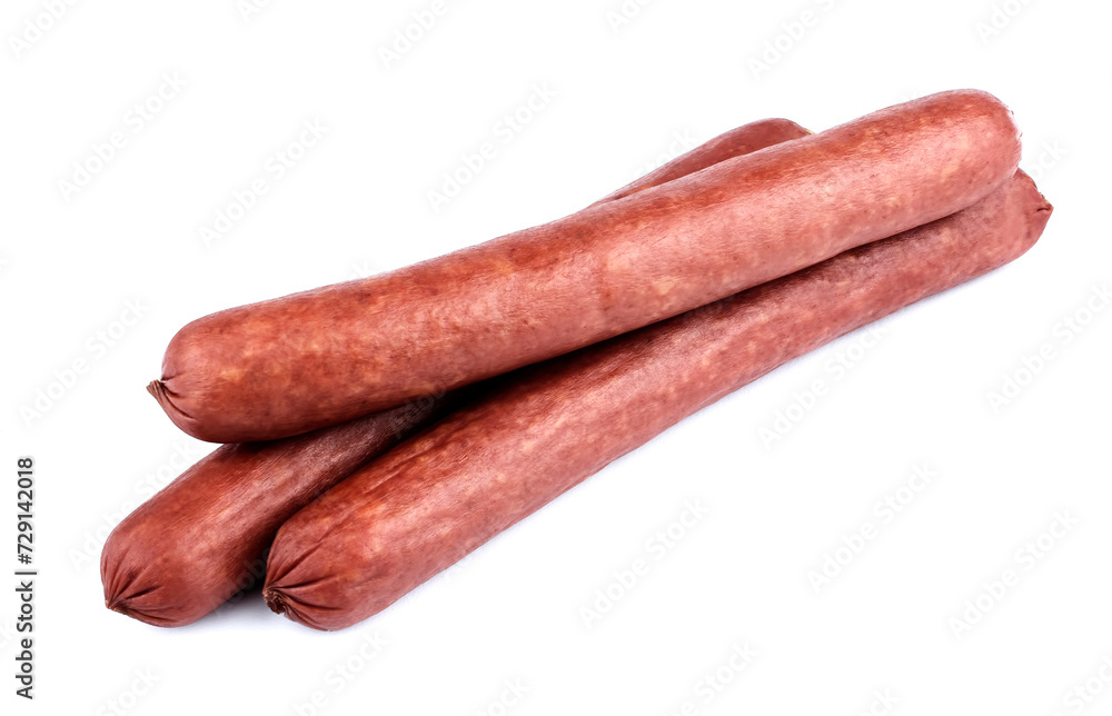 Sausage isolated on the white background. Sausage isolated on the white background.