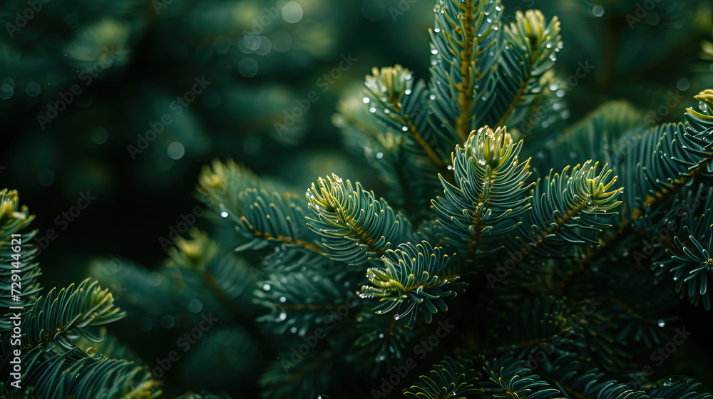 close-up of pine