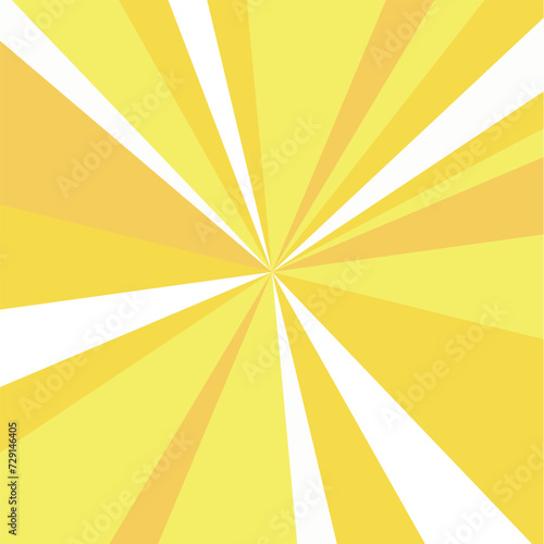 放射状に広がるカラフルな背景イラスト素材