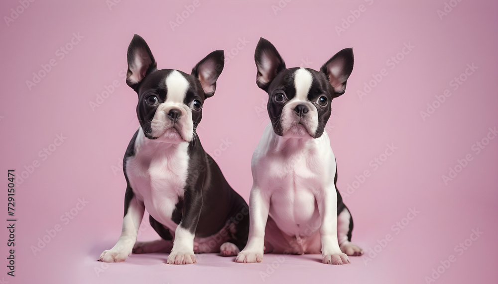 Fototapeta premium Boston terrier portrait