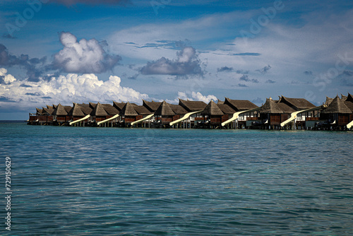 Fototapeta Naklejka Na Ścianę i Meble -  Ozen resort @ Maldives
