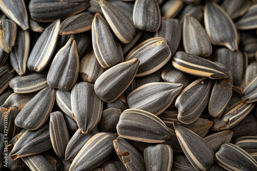 Sunflower seeds texture background. Generative AI Sunflower seeds texture background. Generative AI