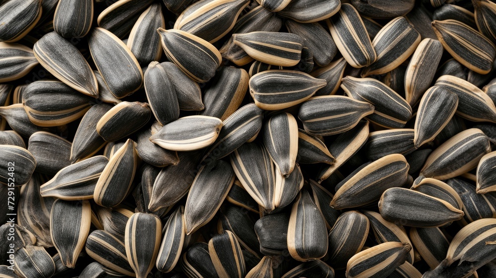 Sunflower seeds texture background. Generative AI Sunflower seeds texture background. Generative AI