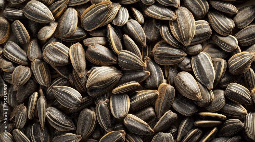 Sunflower seeds texture background. Generative AI Sunflower seeds texture background. Generative AI
