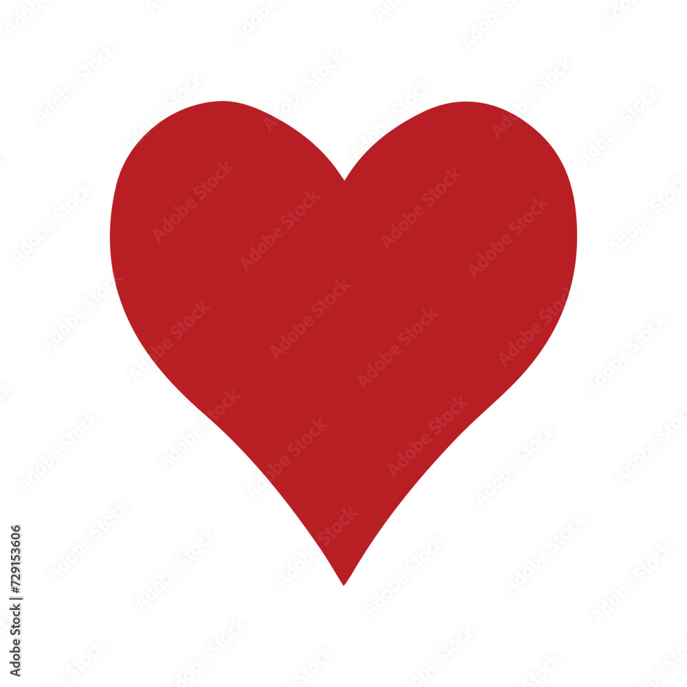Ornamental artistic valentine heart vector silhouette.
