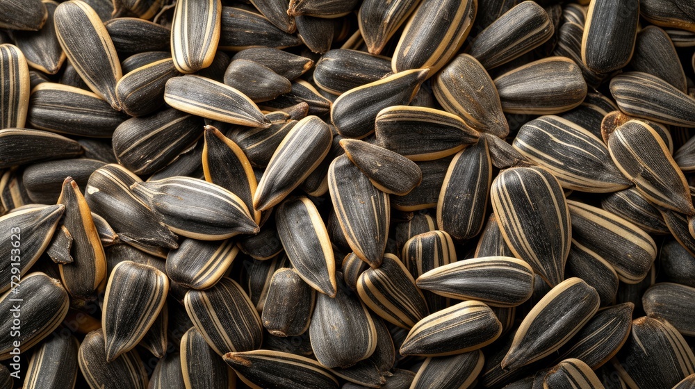 Sunflower seeds texture background. Generative AI Sunflower seeds texture background. Generative AI