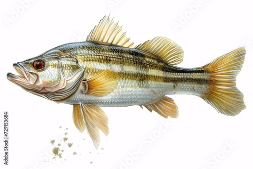 Fish of the Month Striped Bass Generative AI photo