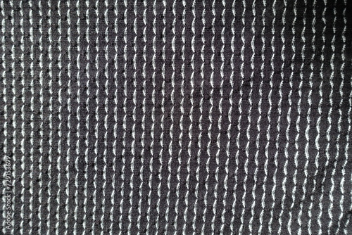 Wallpaper Mural View of black and white jersey fabric with geometric pattern from above Torontodigital.ca