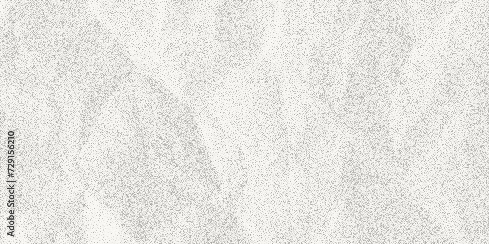 Black dotted textured background, noisy gritty dot halftone effect, vector illustration. Fashionable banner in grunge style. Crumpled sheet of paper.